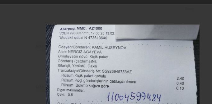 Salam mənim bağlamam Şabrana gəlməkdən