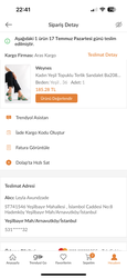 Salam 17,07,2023 tarixinde trendyol terefinden