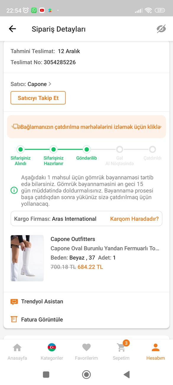 Salam menim 3054285226 ve3054285236 nömrəli