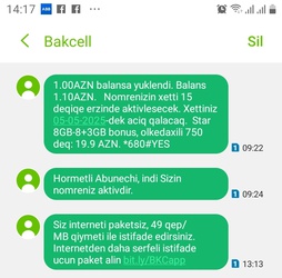 Heç bir paketə qoşulmadığım halda