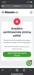 1 ci defe götürdüm kredit