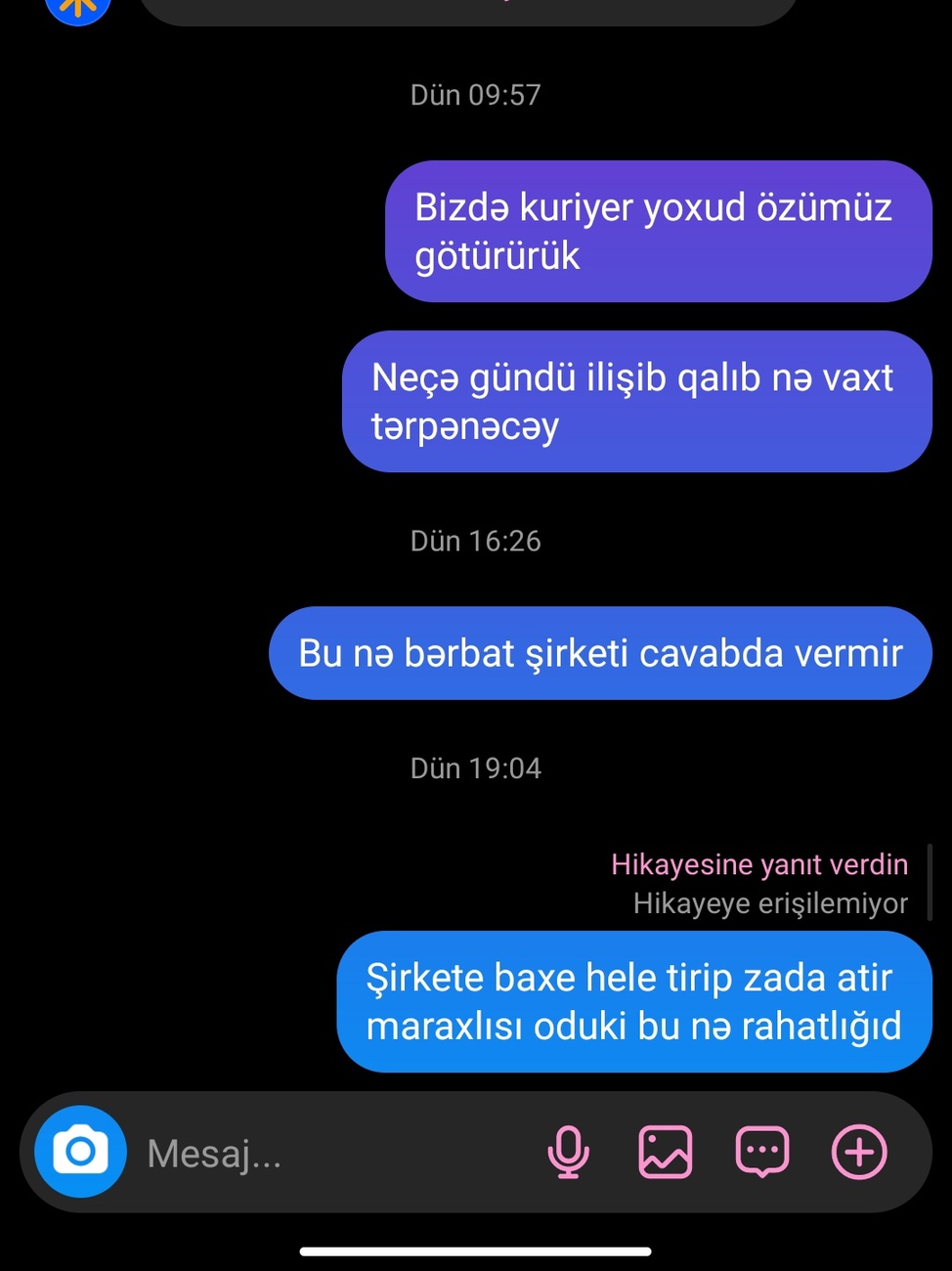 Dunyada gördüyüm ən zeif şirkət