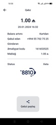 Salam,Men m10-nan 2 defe karta