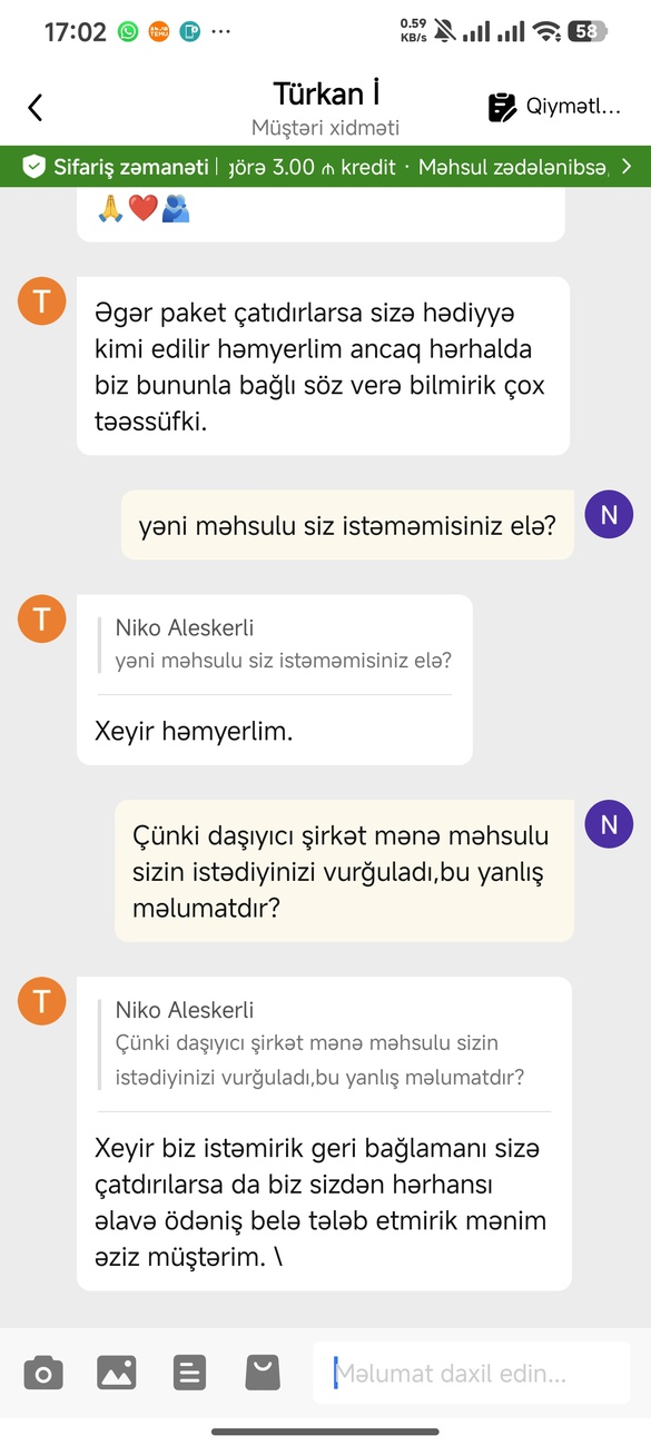 Məhsullarımı qanunsuz yolla müsadirə etdilər,adını