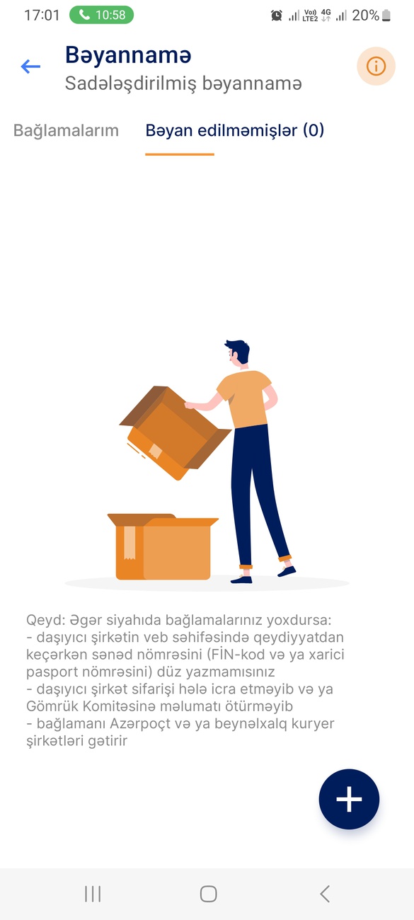 Salam.19.07.2023 tarixdə bağlamam bəyan edilməsi