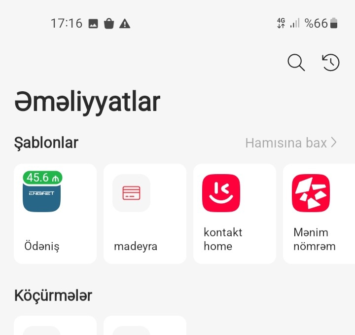 Menim evvel istifade etiyim internete