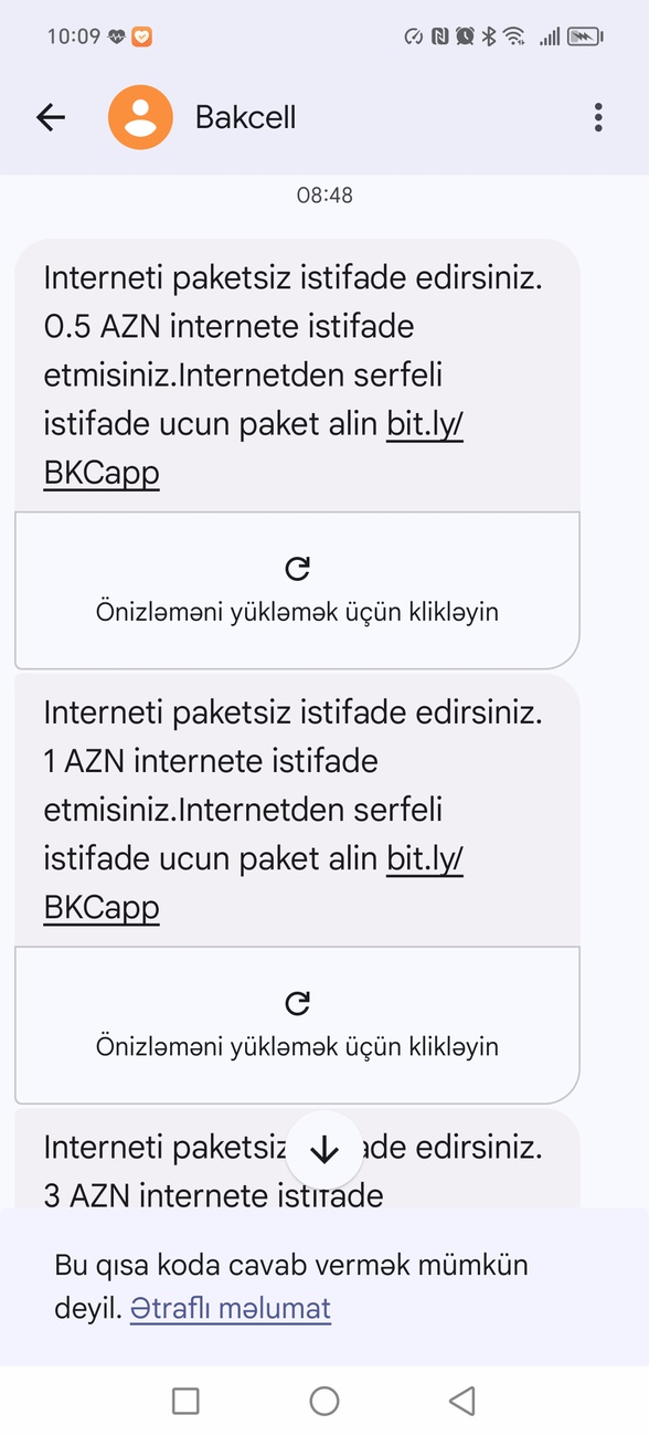 Salam. Şikayətim var. Deməli axşam