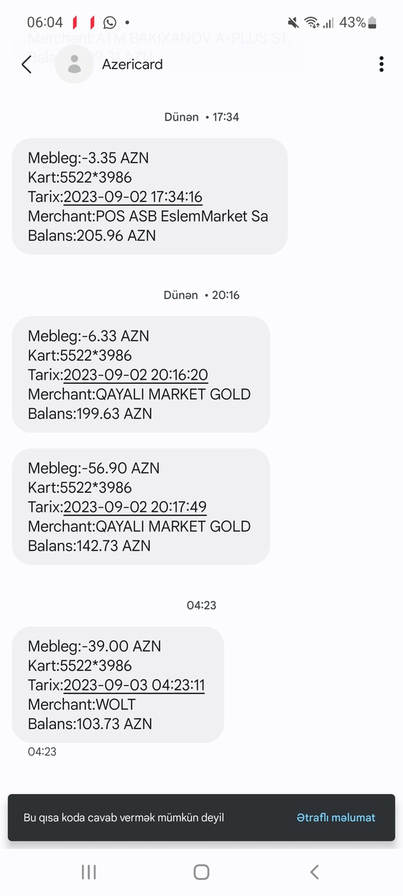 Salam.bu gun seher saatlarinda mennen