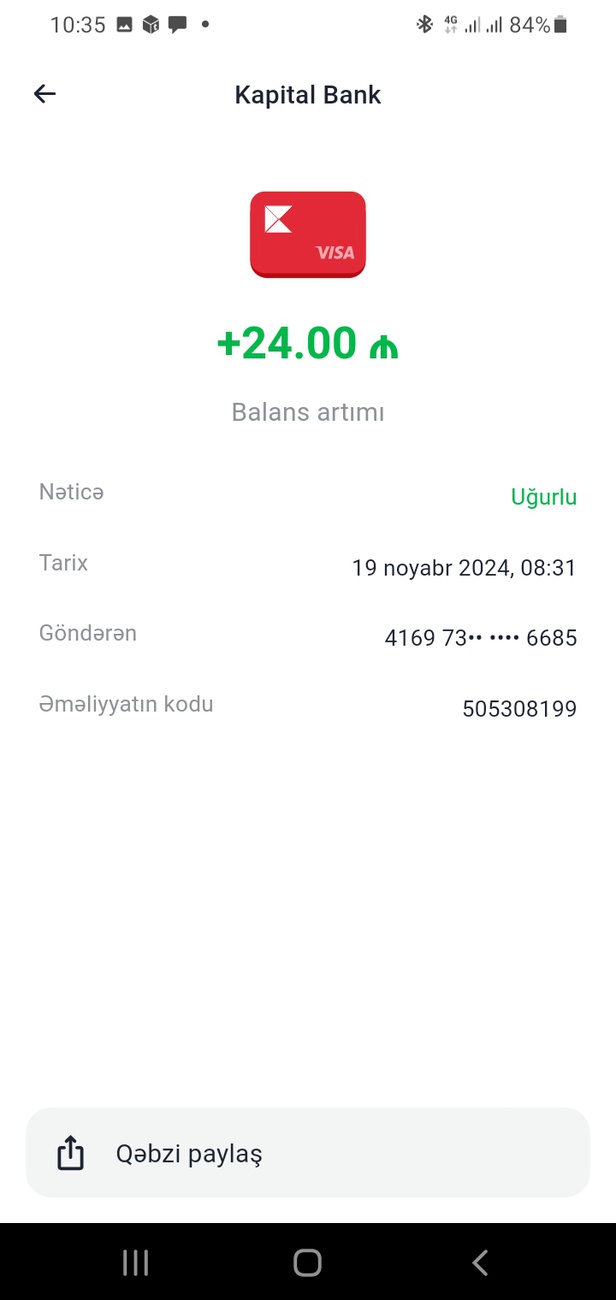 Salam katima 24 aze pul