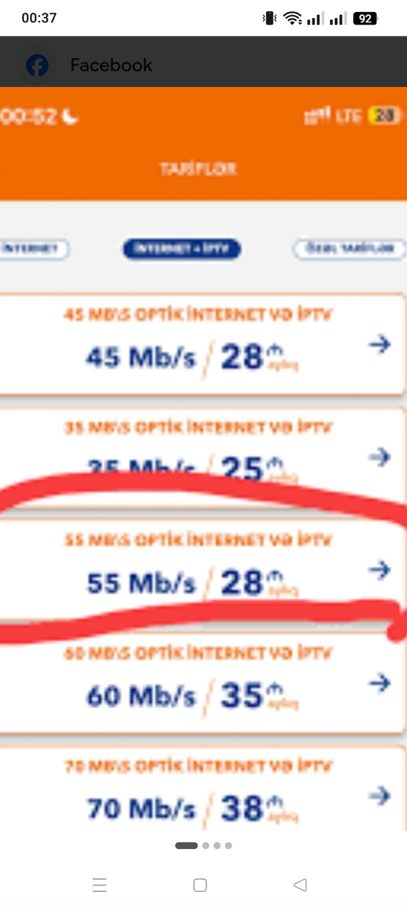 Salam mən 100 mbps 25