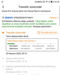 Starex sipariş üçün her zaman