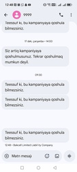 Salam Mən bakcell *9999*189# kampaniyasından