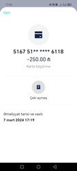 Beynelxalq bank kartina pul kocurtdum