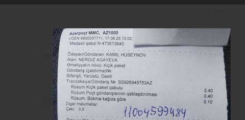 Salam mənim bağlamam Şabrana gəlməkdən