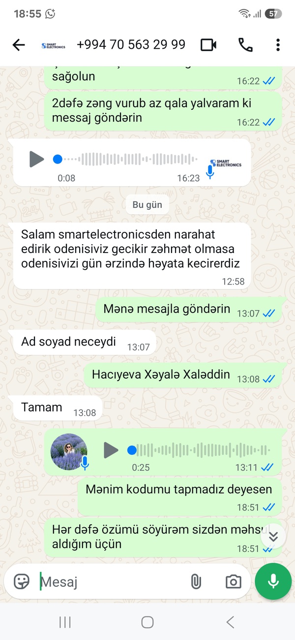 Son zamanlar ancaq cib.. məşğuldur