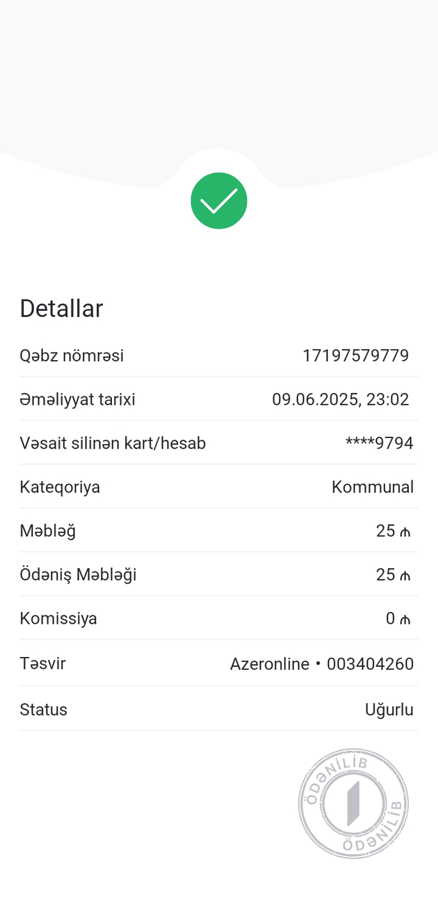 Salam dünən 25 manat 003404260