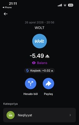 Salam, Wolt Komandası. Wolt nəqliyyat