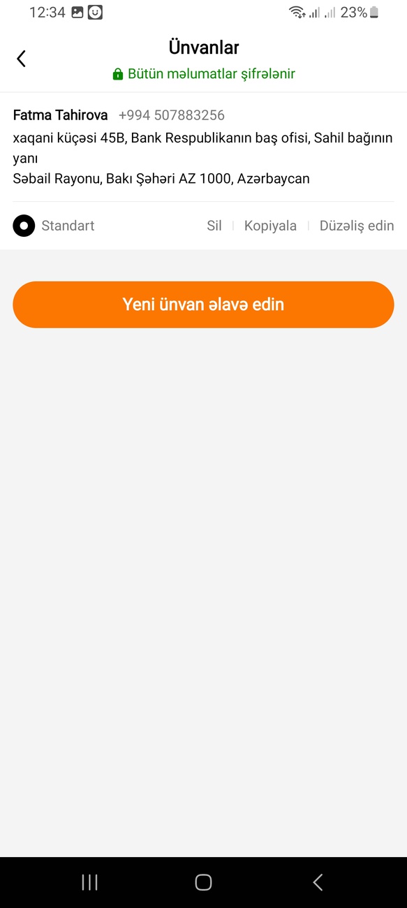 Salam mən bu malları temudan