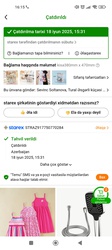 Mənim sifarişim çatdirilmayib amma temuda