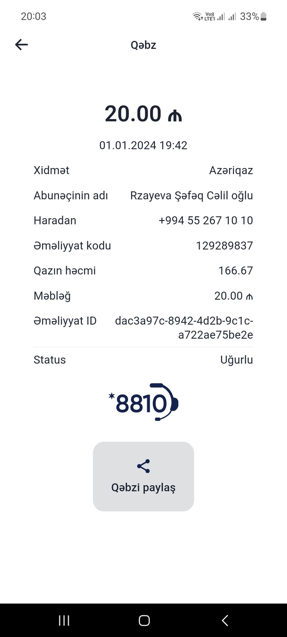 Qaz kartina 20 azn