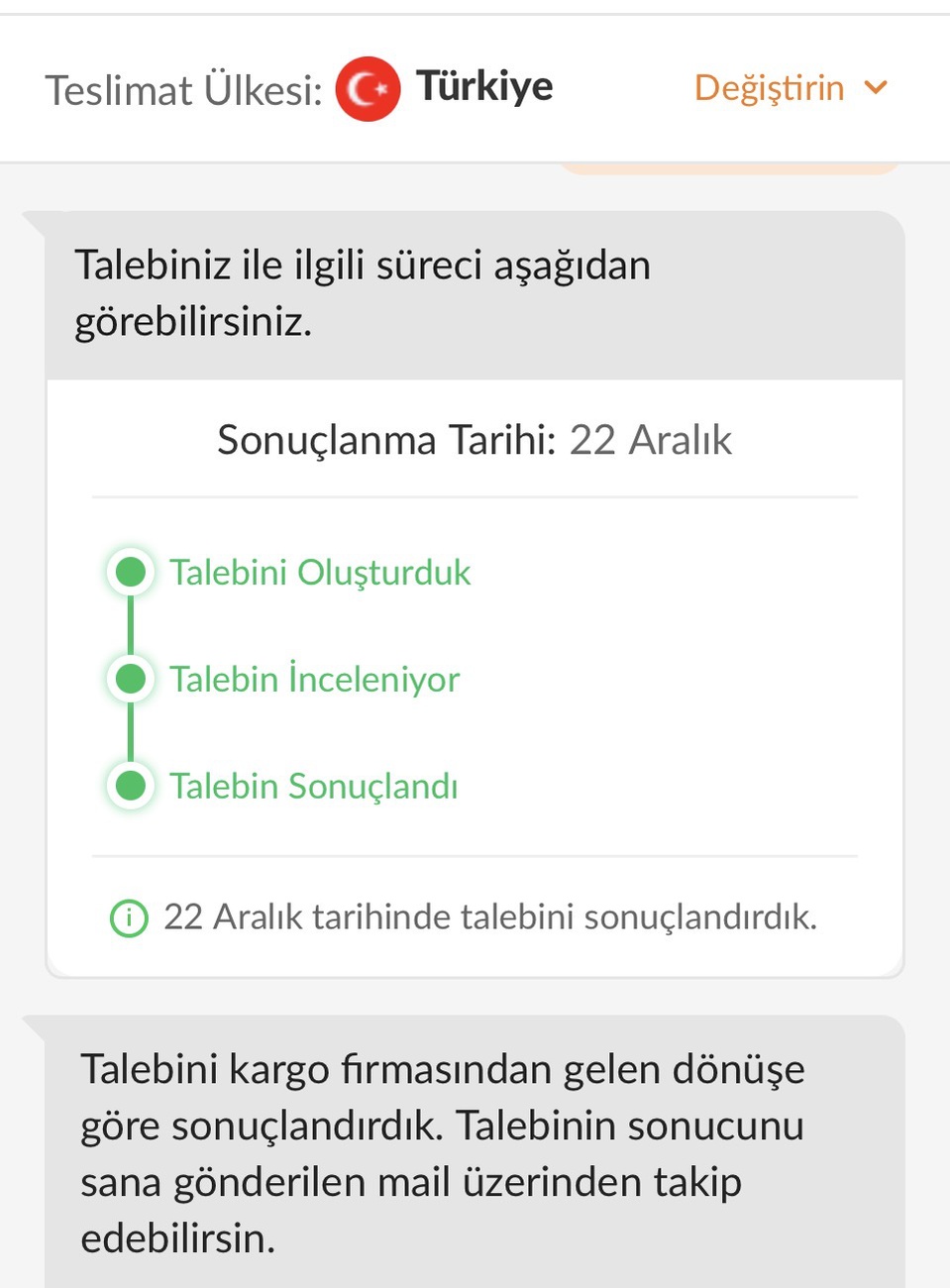 Dekabrın 9-u Trendyol Express göstərir