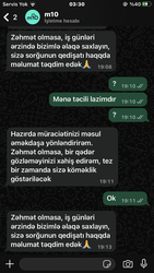 M10 hesabıma 350 azn pul