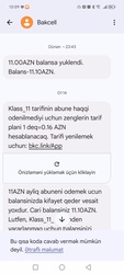 Salam. Şikayətim var. Deməli axşam