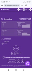 internetin sürəti 52mbps dir.bu  Kifayət