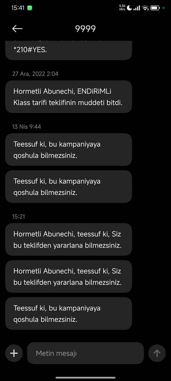 Nomreni 2022ci ilden beri almisam