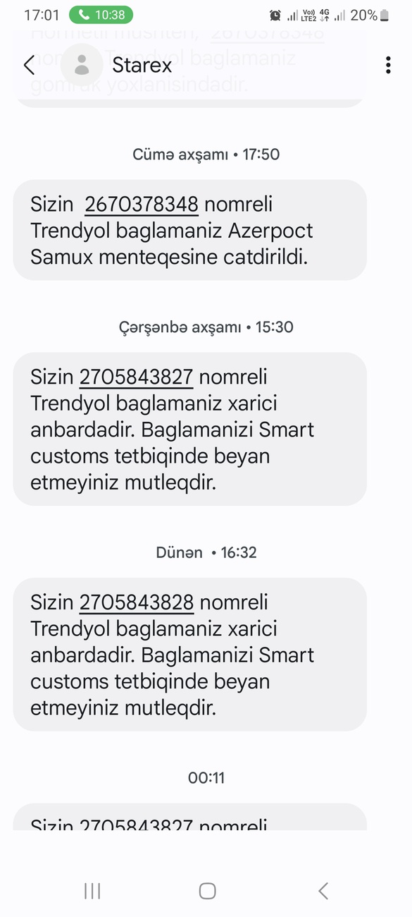 Salam.19.07.2023 tarixdə bağlamam bəyan edilməsi